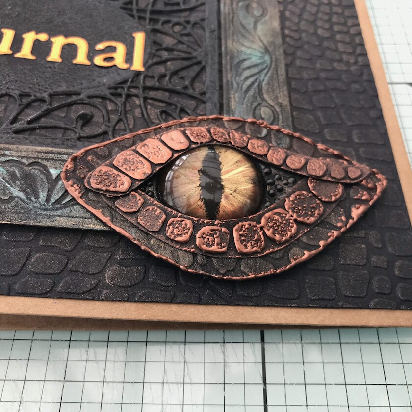 Dragon cover for a junk journal