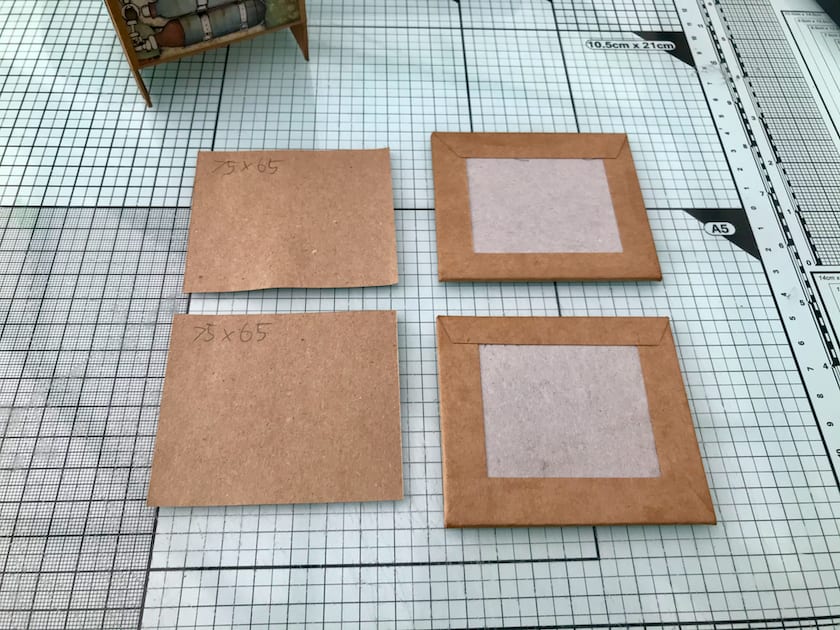 Kraft paper for lid and base